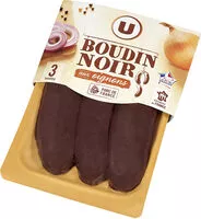 चीनी की मात्रा Boudin Noir aux oignons