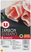 चीनी की मात्रा Jambon serrano
