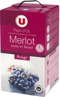 Quantité de sucre dans Vin rouge IGP Pays d'Oc Merlot