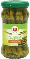 Suhkru kogus sees Asperges vertes miniatures