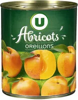 入っている砂糖の量 Oreillons d'abricots au sirop léger
