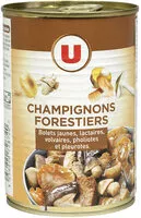Sokerin määrä sisällä Champignons Forestiers