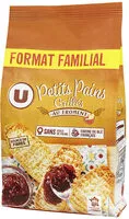 Suhkru kogus sees Petits pains grillés au froment
