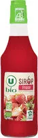 Quantité de sucre dans Sirop de fraise