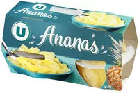 Sokerin määrä sisällä Coupelle de fruits à l'ananas