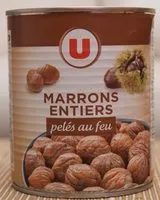 Jumlah gula yang masuk Marrons entiers