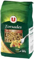 चीनी की मात्रा Torsades au blé complet