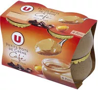 Quantité de sucre dans Desserts lactés à la crème aux oeufs frais saveur café