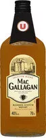 Sucre et nutriments contenus dans Mac gallagan