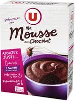 Base formulation for chocolate mousse