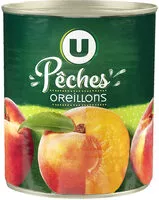 Cantidad de azúcar en Oreillons de Pêches au sirop léger