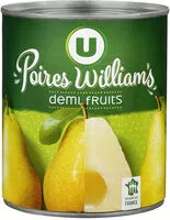 Sokerin määrä sisällä Poires demi-fruits au sirop léger