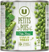 Suhkru kogus sees Petits pois très fins à l'étuvée