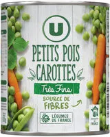 Jumlah gula yang masuk Petits pois très fins et carottes à l'étuvée