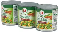 Jumlah gula yang masuk Petits pois extra-fins et carottes à l'étuvée