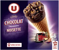 Jumlah gula yang masuk Cônes chocolat