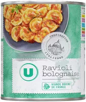 Suhkru kogus sees Ravioli à la bolognaise