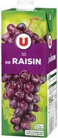 İçindeki şeker miktarı Jus de raisin