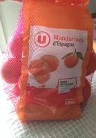 Sokerin määrä sisällä Mandarine clemenville, U
