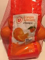 入っている砂糖の量 Orange à dessert Naveline, calibre 5/6 catégorie 1