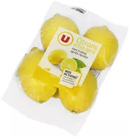 Количество сахара в Citron jaune Primofiori, calibre 4 catégorie 1
