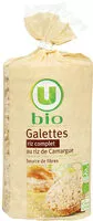 Jumlah gula yang masuk Galettes de riz complet au riz de Camargue