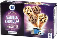 Jumlah gula yang masuk Petits cônes vanille-chocolat