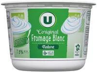 Quantité de sucre dans Fromage frais Nature 7,6 % MG