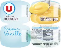 Suhkru kogus sees Crème dessert Saveur Vanille
