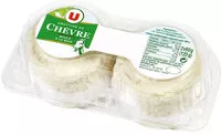 Suhkru kogus sees Crottins de chèvre au lait pasteurisé 25%mg