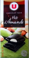 Zuckermenge drin Chocolat noir, Pâte d'Amande