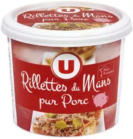 Amount of sugar in Rillettes du Mans pur porc