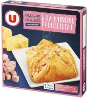 入っている砂糖の量 Paniers feuilletés jambon fromage