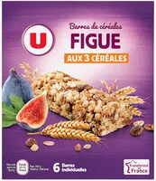 Sokerin määrä sisällä Barres de céréales Figue