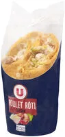 Jumlah gula yang masuk Wrap poulet rôti caesar.
