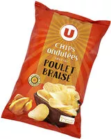 Suhkru kogus sees Chips ondulées saveur poulet braisé