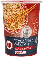 Suhkru kogus sees Nouilles cuisinées cup saveur boeuf