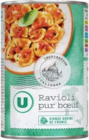 Suhkru kogus sees Ravioli pur boeuf