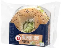 Quantité de sucre dans Bagel au saumon