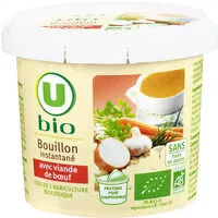 Suhkru kogus sees Bouillon instantané avec viande de boeuf