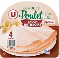 Suhkru kogus sees Blanc de poulet façon rôtissoire