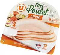 Suhkru kogus sees Filet de poulet fumé au bois hêtre