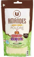 入っている砂糖の量 Amandes en poudre