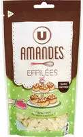 İçindeki şeker miktarı Amandes effilées