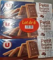 含糖量 Petit Beurre tablette chocolat lait