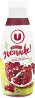 入っている砂糖の量 Jus de grenade flash pasteurisé et réfrigéré