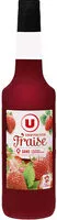 Quantité de sucre dans Sirop de fraise