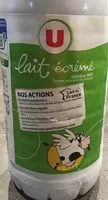 Cantidad de azúcar en Lait Écrémé U