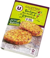 含糖量 Galette boulgour, pois chiche et légumes du soleil