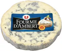Zuckermenge drin Fourme d'Ambert AOP au lait pasteurisé 27% de MG